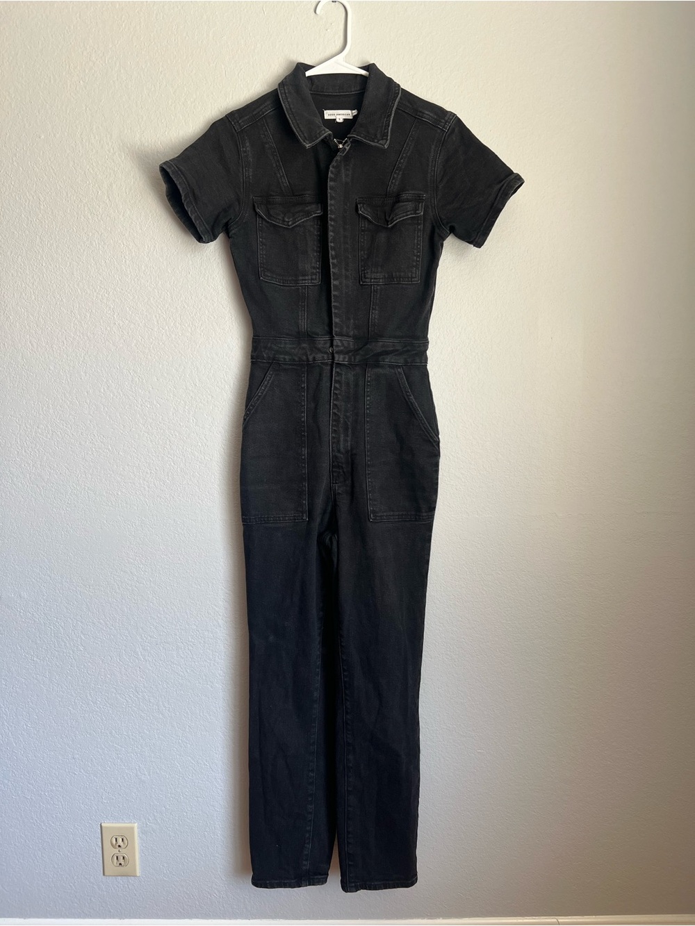 Good American Fit For Success Black Jumpsuit, S - Picture 2 of 8
